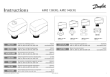 Danfoss AME 130, AME 140, AME 130 H, AME 140 H Instrukcja obsługi