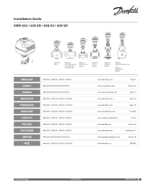 Danfoss AMV 655/658 SU/658 SD/659 SD Instrukcja obsługi