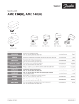 Danfoss AME 130, AME 140, AME 130 H, AME 140 H Instrukcja obsługi