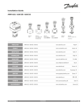 Danfoss AMV 655 / 658SD / 658SU Instrukcja obsługi