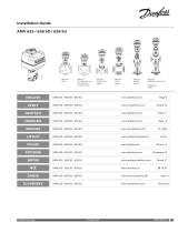 Danfoss AMV 655 / 658SD / 658SU Instrukcja obsługi