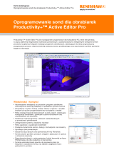 Renishaw Productivity+™ Active Editor Pro probing software Data Sheets