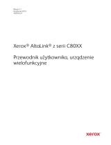 Xerox AltaLink C8030 / C8035 / C8045 / C8055 / C8070 instrukcja