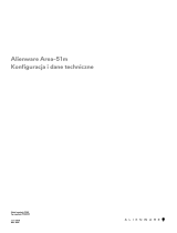 Alienware Area-51m Skrócona instrukcja obsługi