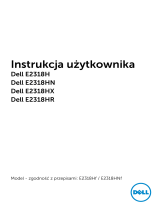 Dell E2318H instrukcja