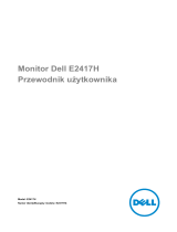 Dell E2417H instrukcja