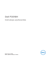 Dell P2018H instrukcja