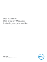 Dell P2418HT instrukcja