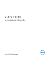 Dell P2418HZm instrukcja
