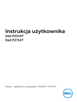 Dell P2714T instrukcja