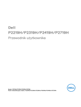 Dell P2319H instrukcja