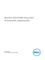 Dell S2317HWI instrukcja