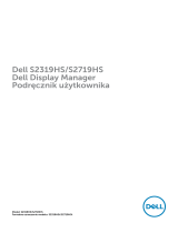 Dell S2319HS instrukcja