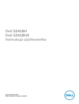 Dell S2418H/S2418HX instrukcja