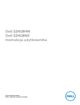 Dell S2418HN/S2418NX instrukcja