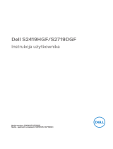 Dell S2419HGF instrukcja