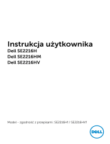 Dell SE2216H/SE2216HM instrukcja