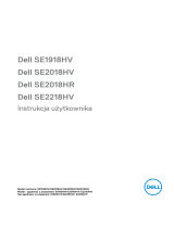 Dell SE2018HR instrukcja