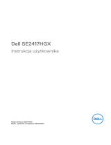 Dell SE2417HGX instrukcja