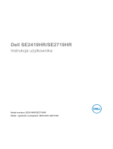 Dell SE2419HR instrukcja