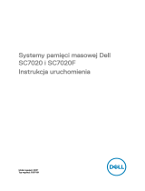 Dell Storage SC7020 Skrócona instrukcja obsługi