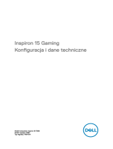 Dell Inspiron 15 Gaming 7566 Skrócona instrukcja obsługi