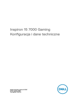 Dell Inspiron 15 Gaming 7567 Skrócona instrukcja obsługi