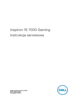 Dell Inspiron 15 Gaming 7567 Instrukcja obsługi