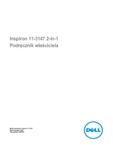 Dell Inspiron 3147 Instrukcja obsługi