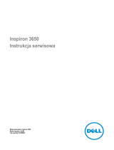 Dell Inspiron 3650 Instrukcja obsługi