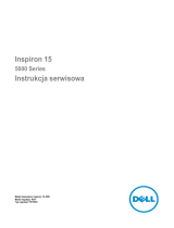 Dell Inspiron 5551 Instrukcja obsługi