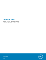 Dell Latitude 3180 Instrukcja obsługi