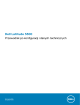 Dell Latitude 3300 Instrukcja obsługi
