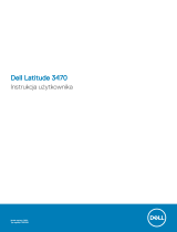 Dell Latitude 3470 Instrukcja obsługi