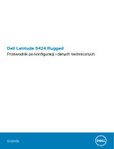 Dell Latitude 5424 Rugged Instrukcja obsługi