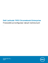 Dell Latitude 7410 Chromebook Enterprise Instrukcja obsługi