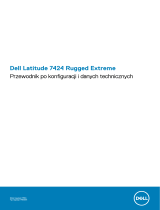 Dell Latitude 7424 Rugged Extreme Instrukcja obsługi