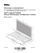 Dell Latitude E4300 Skrócona instrukcja obsługi