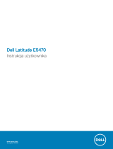 Dell Latitude E5470 Instrukcja obsługi