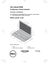 Dell Latitude E6540 Skrócona instrukcja obsługi