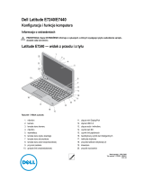 Dell Latitude E7440 Skrócona instrukcja obsługi