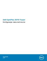 Dell OptiPlex 3070 Instrukcja obsługi