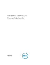 Dell OptiPlex 3240 All-in-One Instrukcja obsługi