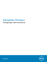 Dell OptiPlex 7070 Instrukcja obsługi