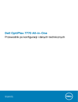 Dell OptiPlex 7770 All-In-One Instrukcja obsługi