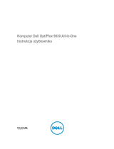 Dell OptiPlex 9030 All-In-One Instrukcja obsługi