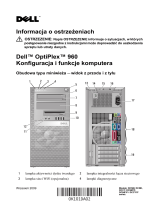 Dell OptiPlex 960 Skrócona instrukcja obsługi