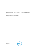 Dell OptiPlex XE2 Instrukcja obsługi