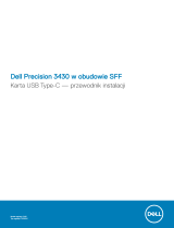 Dell Precision 3430 Small Form Factor Skrócona instrukcja obsługi