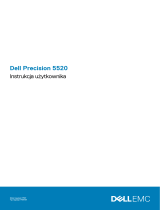 Dell Precision 5520 Instrukcja obsługi